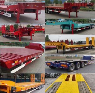 Huajun  ZCZ9391TDPH Low flatbed semi-trailer