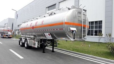 Tianming  TM9307GYYTB2 Aluminum alloy oil transport semi-trailer