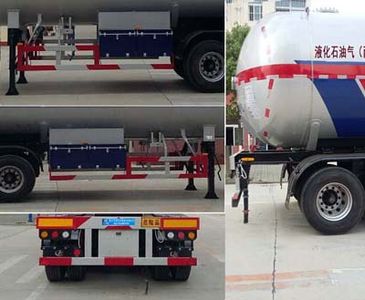 Cheng Liwei  CLW9402GYQC Semi trailer for liquefied gas transportation