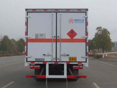 Jiangte brand automobiles JDF5127XRQE6 Flammable gas box transport vehicle