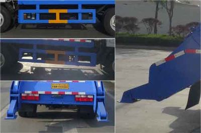 Huatong brand automobiles HCQ5040ZBSEQ6 Swing arm garbage truck