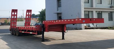 Dezhu  HDZ9400TDPXZ Low flatbed semi-trailer