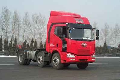 Jiefang Automobile CA4250P63K1T3E Flat head diesel semi-trailer tractor