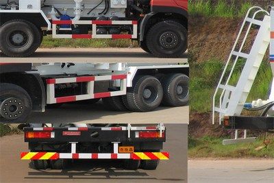 Three axle license plate car CSH5251THZ On site mixed loading heavy ammonium oil explosive truck