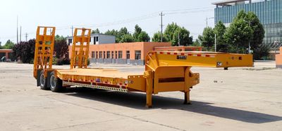 Chenlu  LJT9352TDP Low flatbed semi-trailer