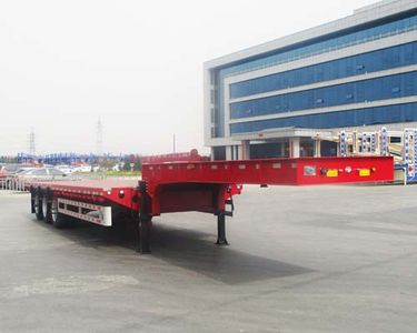 Juntong  JTM9400TDP Low flatbed semi-trailer