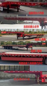 Juntong  JTM9400TDP Low flatbed semi-trailer