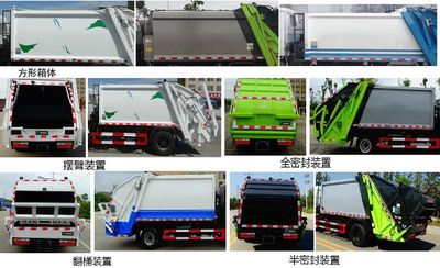 Zhonghua Tongyun  TYJ5110ZYS Compressed garbage truck