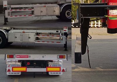 Changhua  HCH9406GYQC3 Semi trailer for liquefied gas transportation