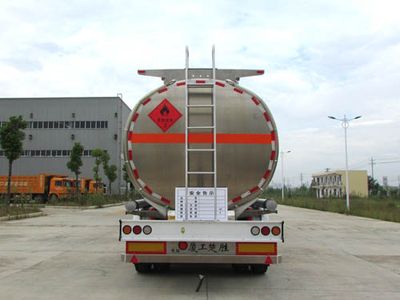 Chusheng  CSC9405GYYLE Aluminum alloy oil transport semi-trailer