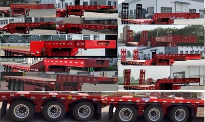 Longen  LHE9402TDP Low flatbed semi-trailer