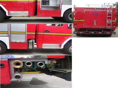 Chicken Ball  SZX5130GXFAP24W Class A foam fire truck