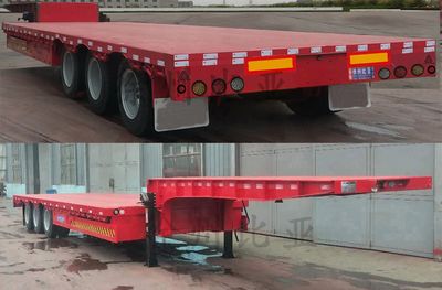 Peigong  XBY9401TDP Low flatbed semi-trailer