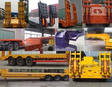 Huilian Automobile HLC9402TDP Low flatbed semi-trailer