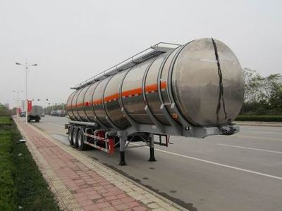 Ruijiang  WL9402GRYE Aluminum alloy flammable liquid tank transport semi-trailer