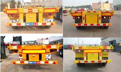 Liangshan Dongyue  CSQ9385TJZG Container transport semi-trailer