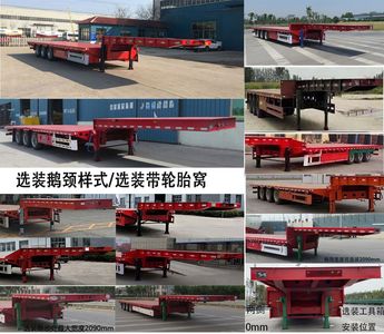 Luffy YFZ9400TDPA Low flatbed semi-trailer