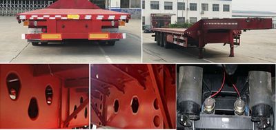 Jiyue  TZZ9400TDP Low flatbed semi-trailer