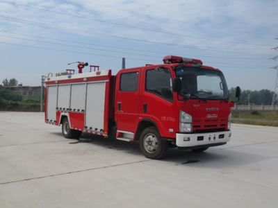 Jiangte brand automobiles JDF5100GXFSG30Q Water tank fire truck