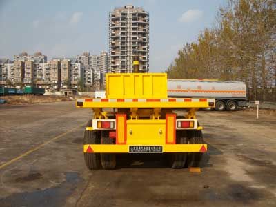 Jilu Hengchi  PG9350ZZXP Flat dump semi-trailer