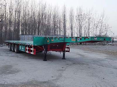 Mengshan MSC9407TDPLow flatbed semi-trailer