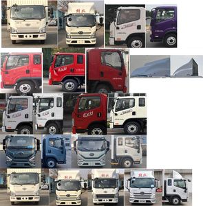 Jiefang Automobile CA5045CCYP40K50L2E6A85 Grate type transport vehicle