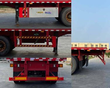 Keyu brand automobiles XQF9402TPB Flat transport semi-trailer