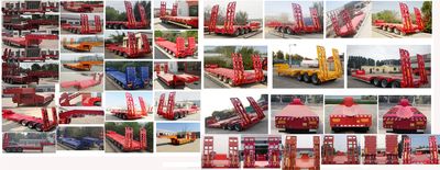 Juyunda brand automobile LZY9400TDP Low flatbed semi-trailer