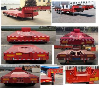 Juyunda brand automobile LZY9400TDP Low flatbed semi-trailer