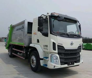 Dahenghui brand automobiles SJQ5180ZYS Compressed garbage truck