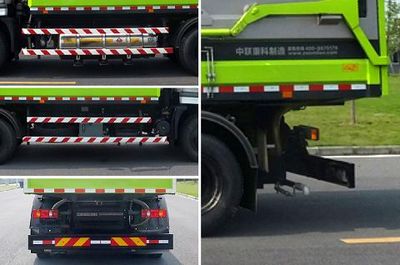 Zhonglian Automobile ZLJ5160ZDJEQE5NG Compressed docking garbage truck