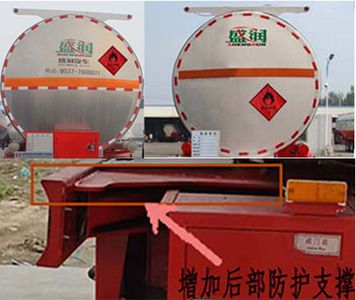 Shengrun  SKW9400GRYT1 Flammable liquid tank transport semi-trailer