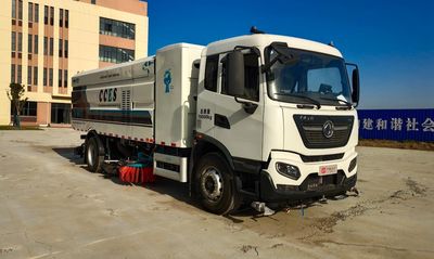 Zhongzhen Hanjiang brand automobiles HJZ5183TXSEQBEV Pure electric cleaning and sweeping vehicle