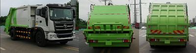 Foton  BJ5165ZYSFA Compressed garbage truck