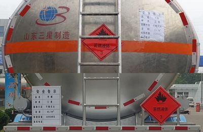 Minghang  ZPS9400GRY Aluminum alloy flammable liquid tank transport semi-trailer