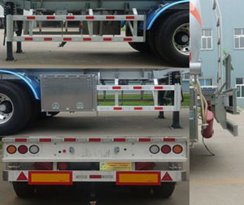 Minghang  ZPS9400GRY Aluminum alloy flammable liquid tank transport semi-trailer