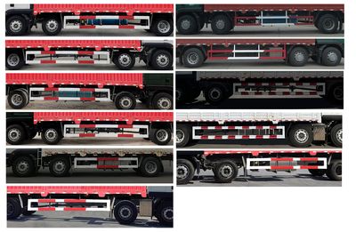 Shandeka brand automobiles ZZ5256CCYN56CGF1 Grate type transport vehicle