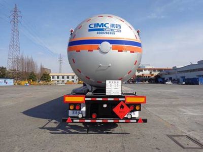 CIMC NTV9404GYQQ Semi trailer for liquefied gas transportation