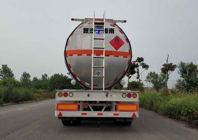 Shaanxi Automobile SHN9400GRYP4201 Aluminum alloy flammable liquid tank transport semi-trailer