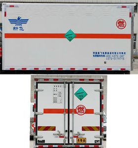 Xinfei  XFC5040XRQ6B Flammable gas box transport vehicle