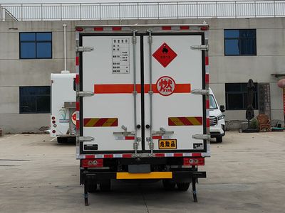 Xinfei  XFC5040XRQ6B Flammable gas box transport vehicle