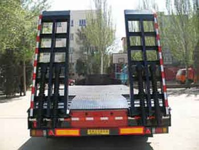 Zhang Tuo license plate car ZTC9403DP Low flatbed semi-trailer