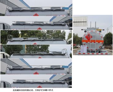 Zhongqi Liwei brand automobiles HLW5260GRYZ6 Flammable liquid tank transport vehicle