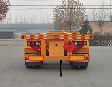 Liangyun brand automobile SLY9350TWY Transport semi-trailer of dangerous goods tank frame