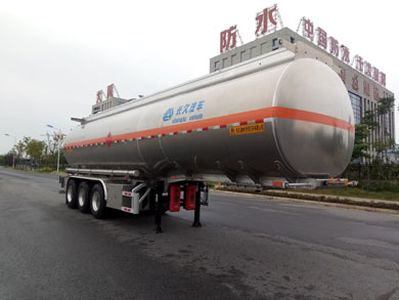 Hengxin Zhiyuan brand automobiles CHX9405GRYA Aluminum alloy flammable liquid tank transport semi-trailer