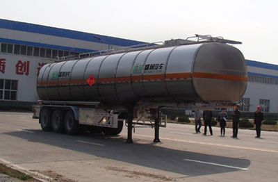 Shengrun  SKW9401GRYL Aluminum alloy flammable liquid tank transport semi-trailer