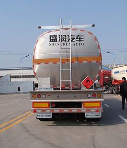 Shengrun  SKW9401GRYL Aluminum alloy flammable liquid tank transport semi-trailer