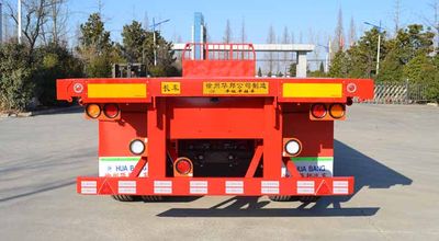 Guoshi Huabang brand automobiles XHB9406P Flat semi-trailer