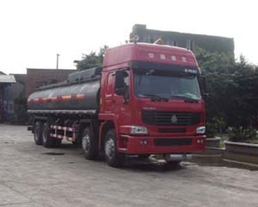 Minjiang brand automobiles YZQ5312GHY Chemical liquid transport vehicle