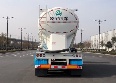 Lingyu  CLY9401GFL38 Medium density powder material transportation semi-trailer